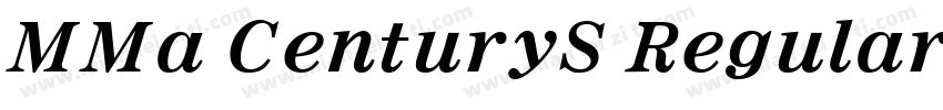 MMa CenturyS Regular字体转换